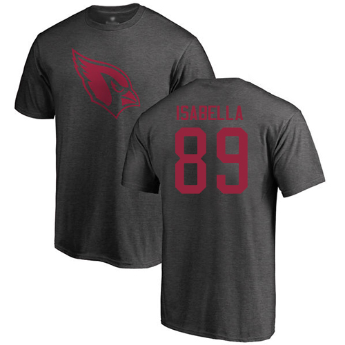 Arizona Cardinals Men Ash Andy Isabella One Color NFL Football #89 T Shirt